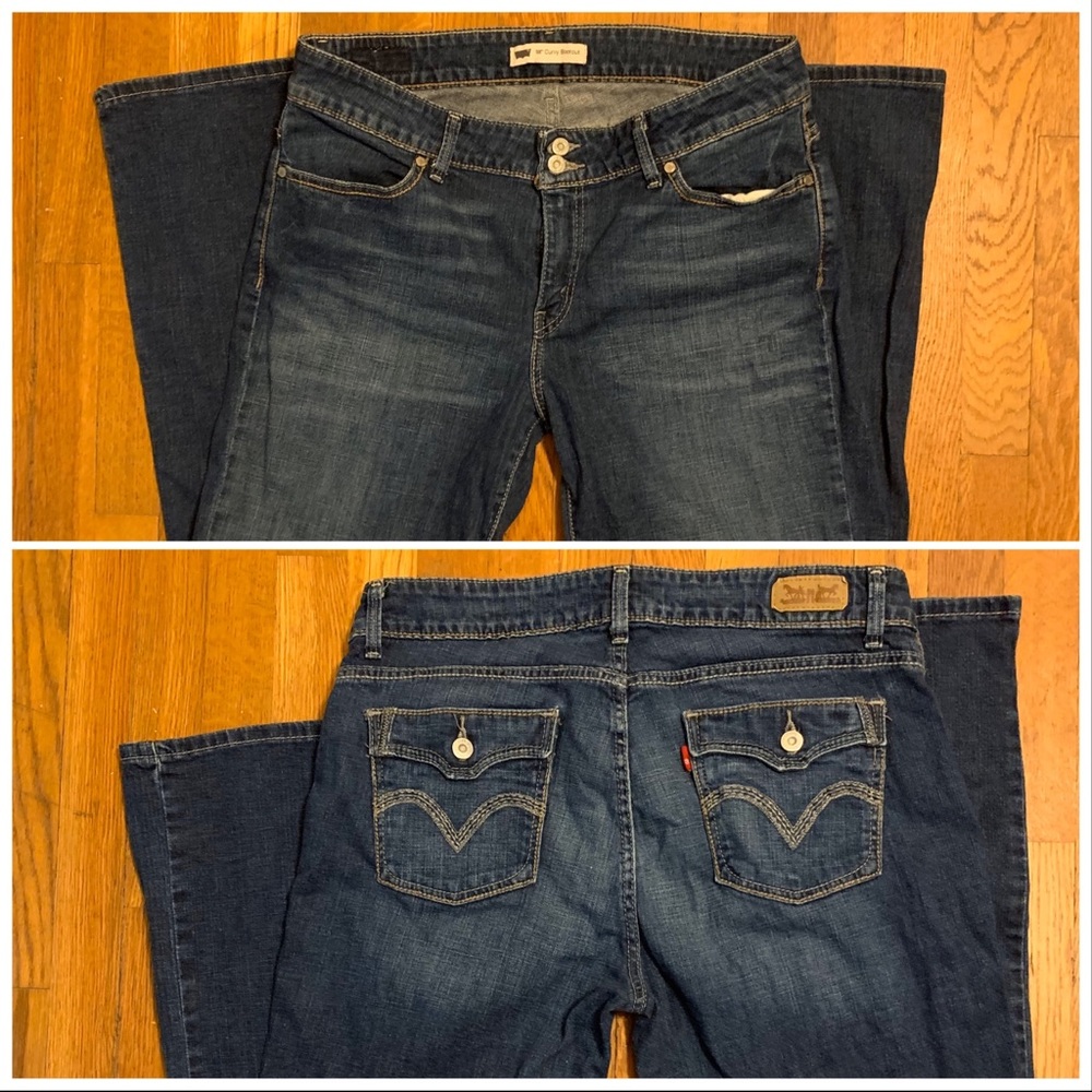 LEVI’s 529 CURVY BOOTCUT SIZE 16 W33 L32